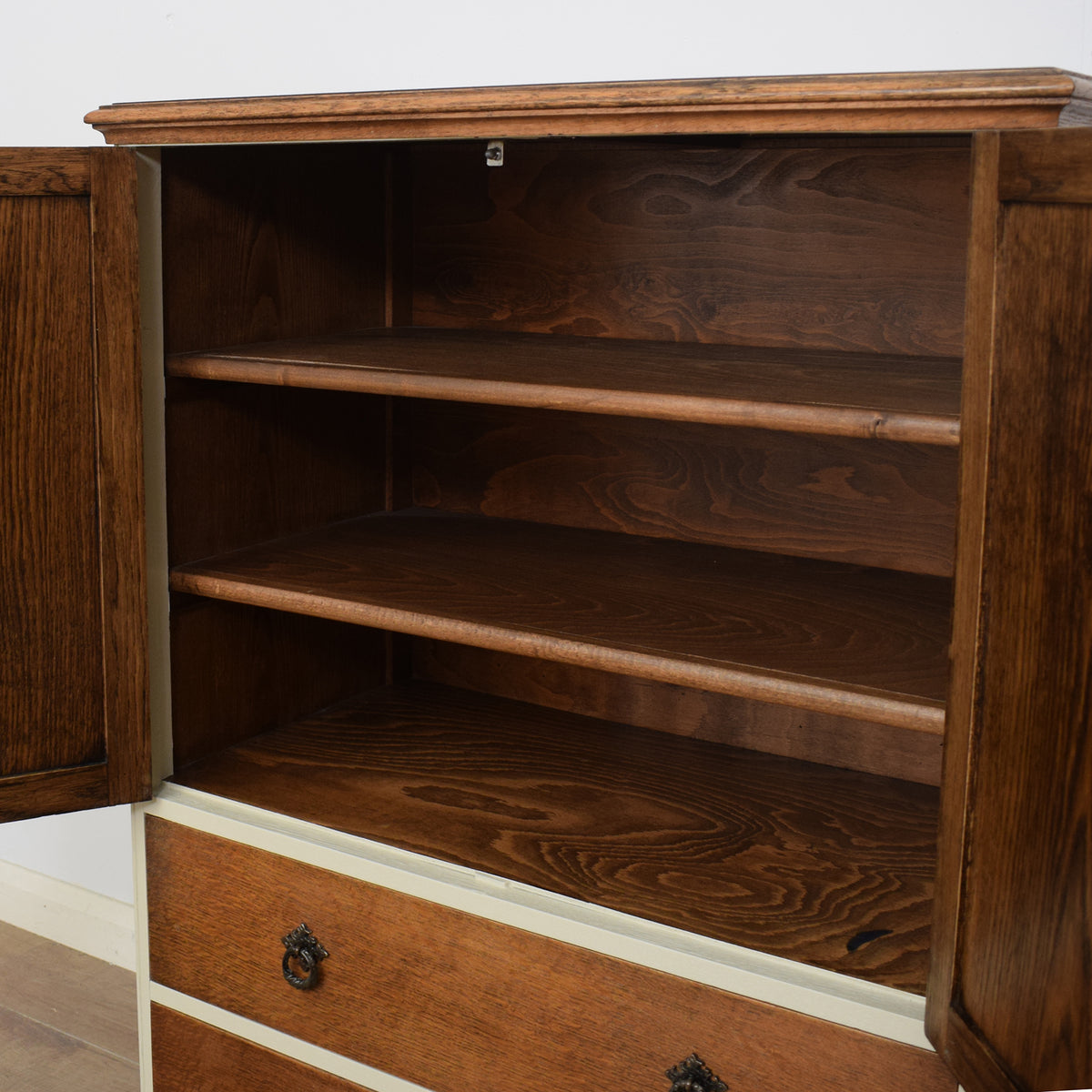 Painted Oak Tallboy