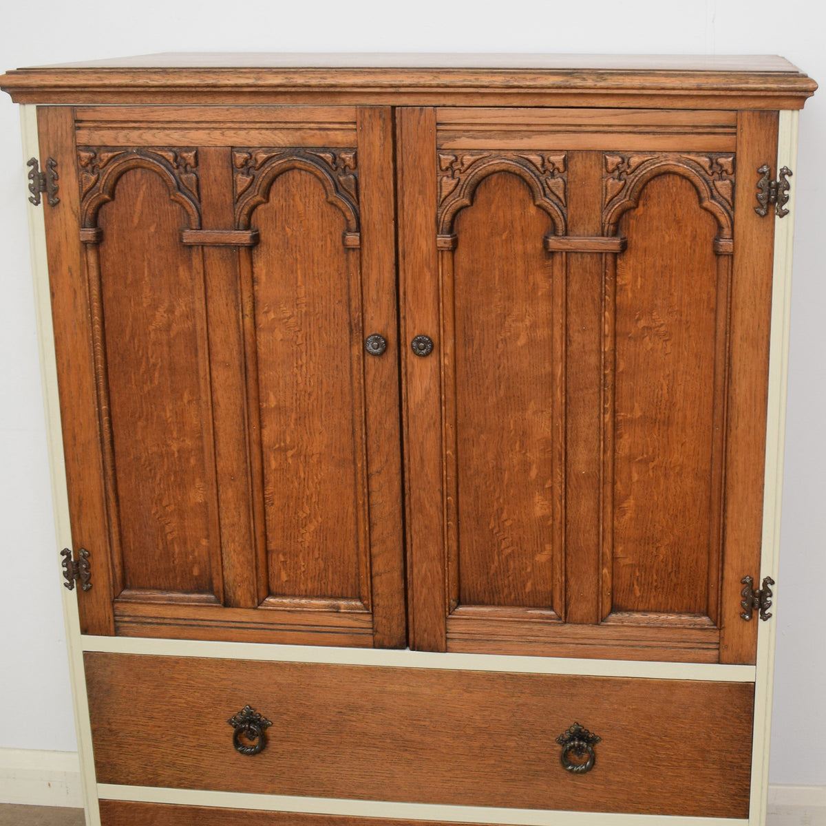 Painted Oak Tallboy