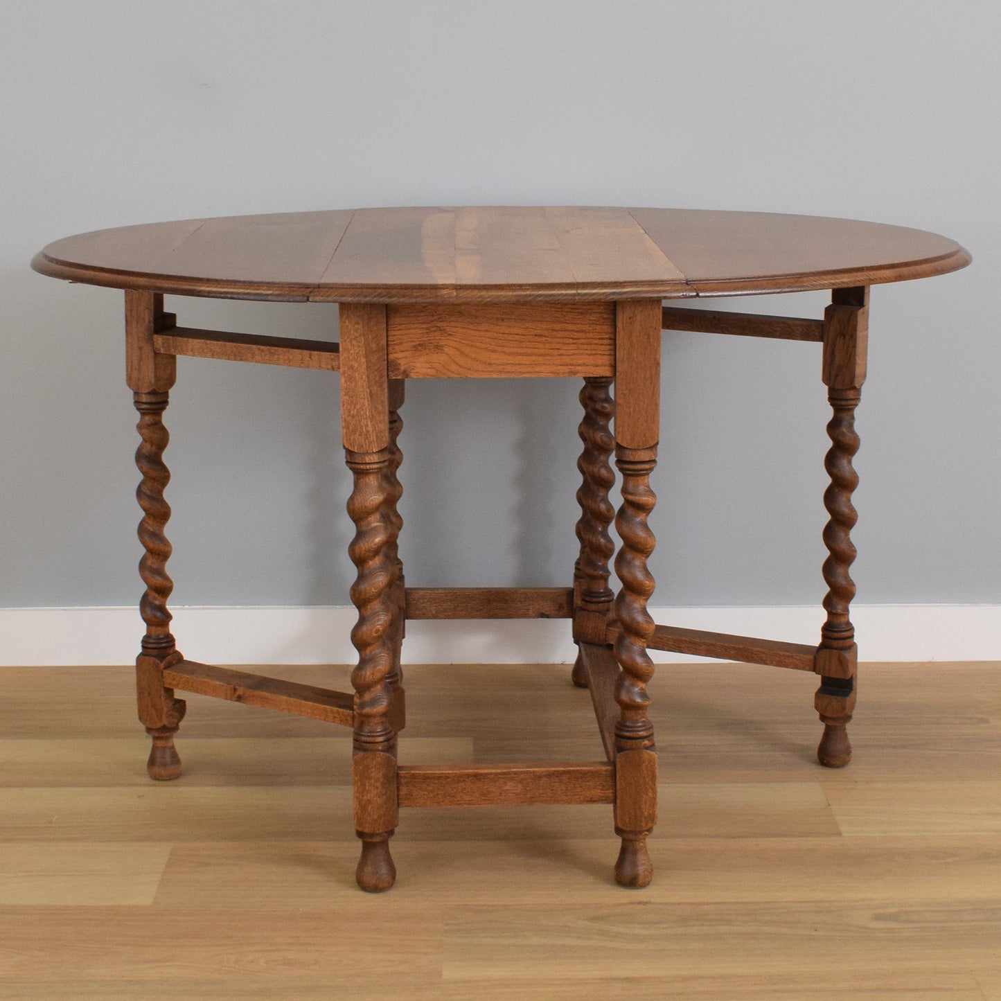 Barley-Twist Drop Leaf Table