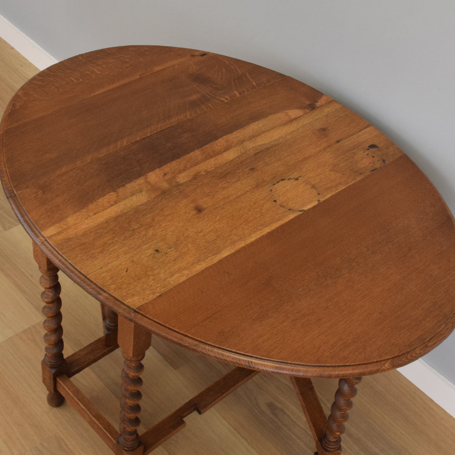 Barley-Twist Drop Leaf Table