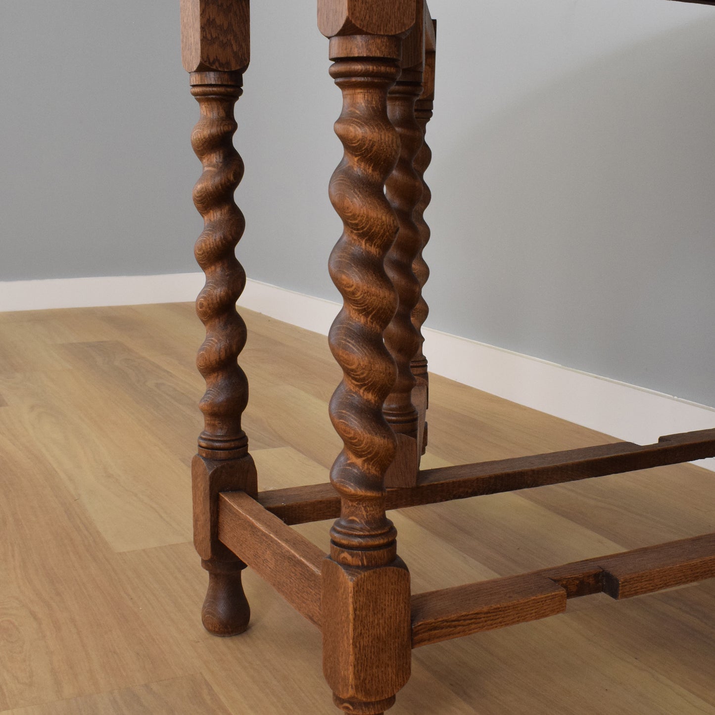 Barley-Twist Drop Leaf Table