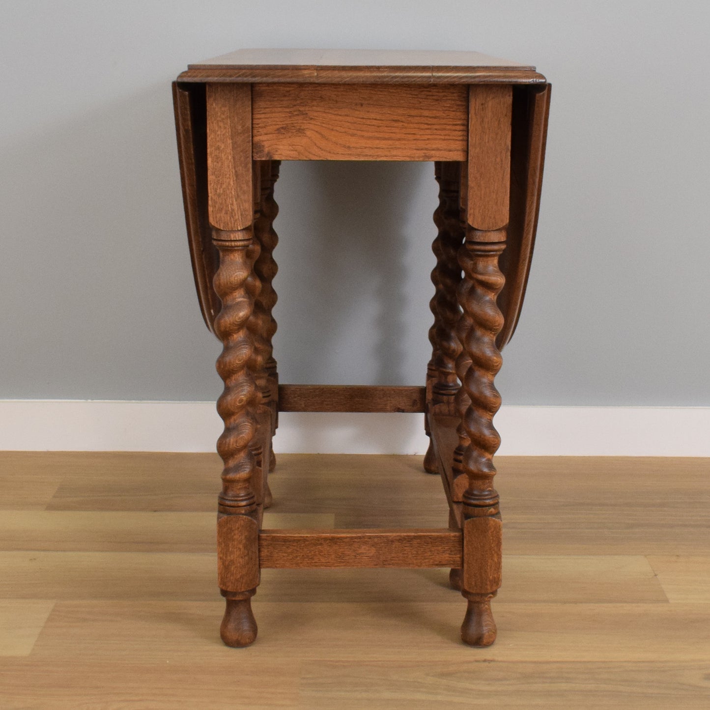 Barley-Twist Drop Leaf Table