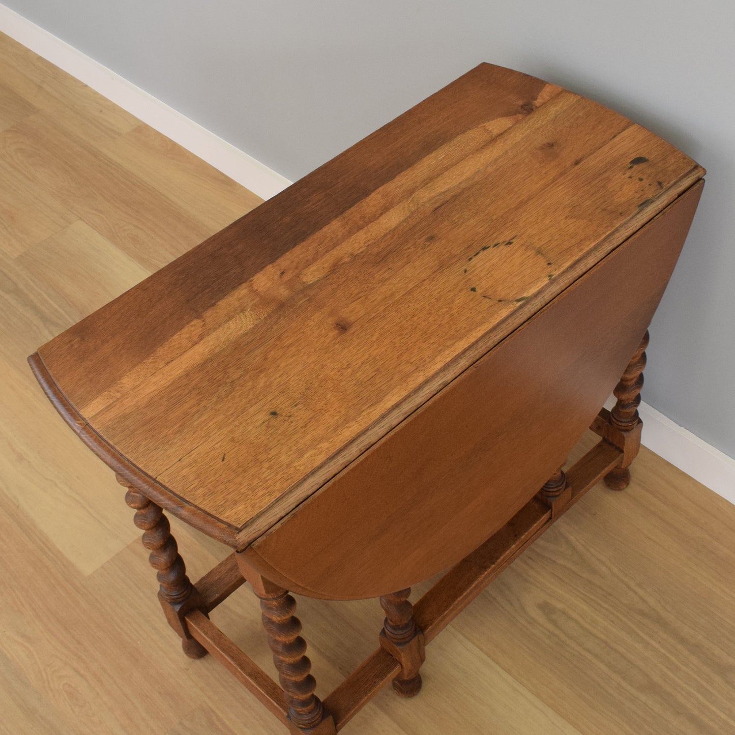 Barley-Twist Drop Leaf Table