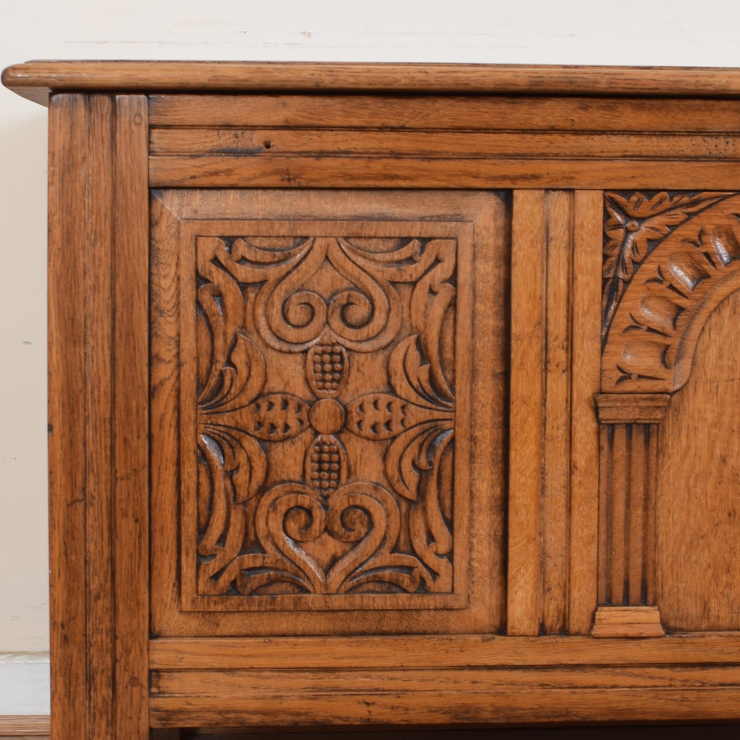 Larged Carved Blanket Box