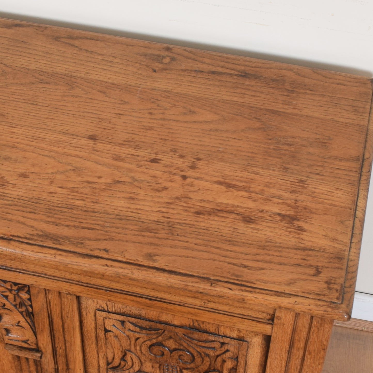 Larged Carved Blanket Box