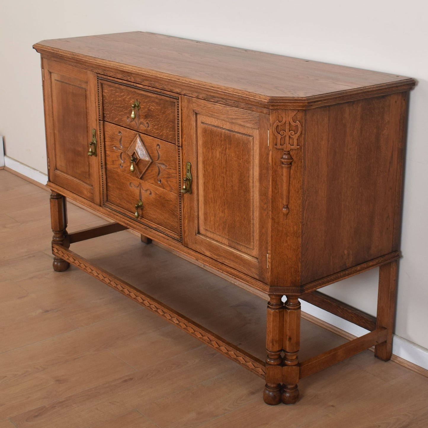 Vintage Oak Sideboard.