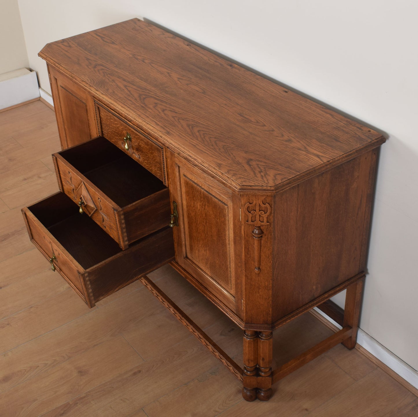 Vintage Oak Sideboard.