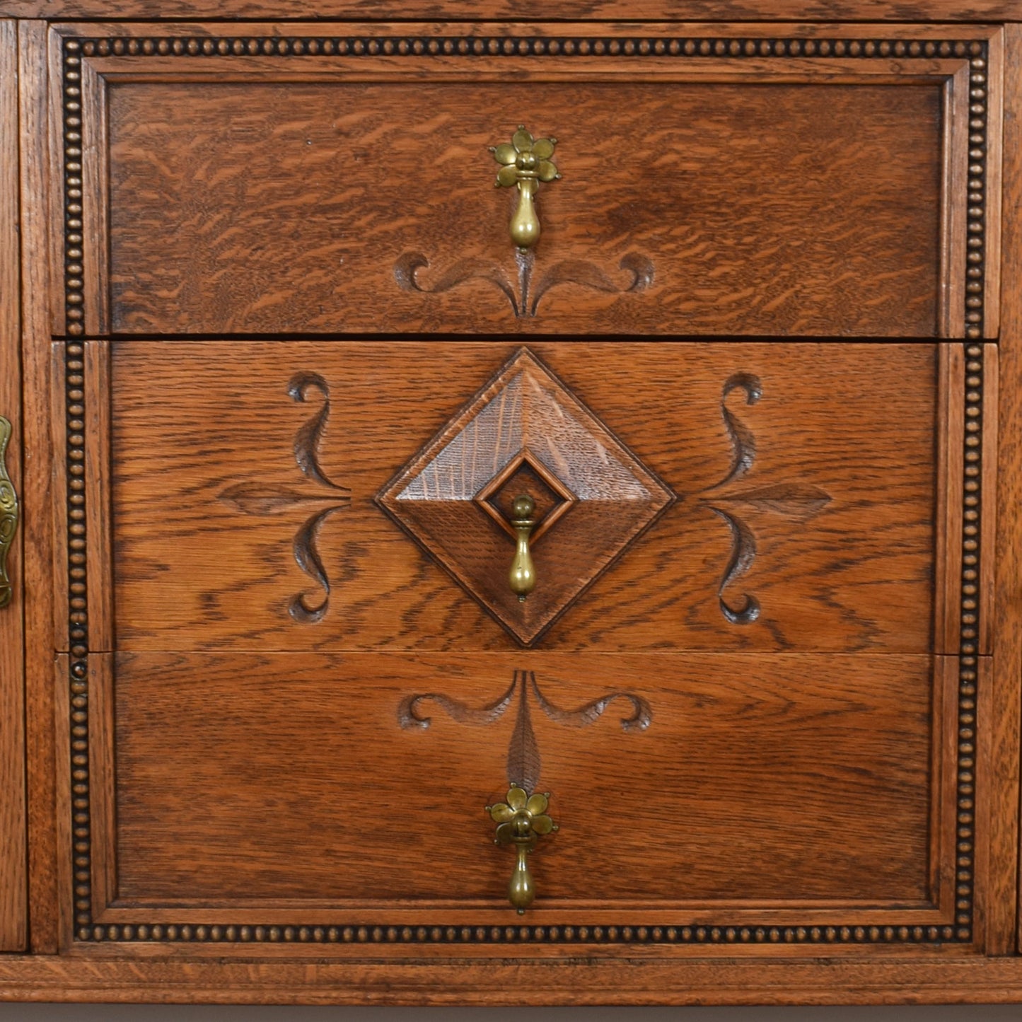 Vintage Oak Sideboard.