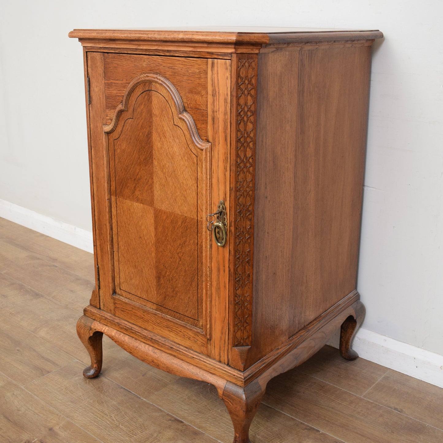 Pair of Oak Cabinets