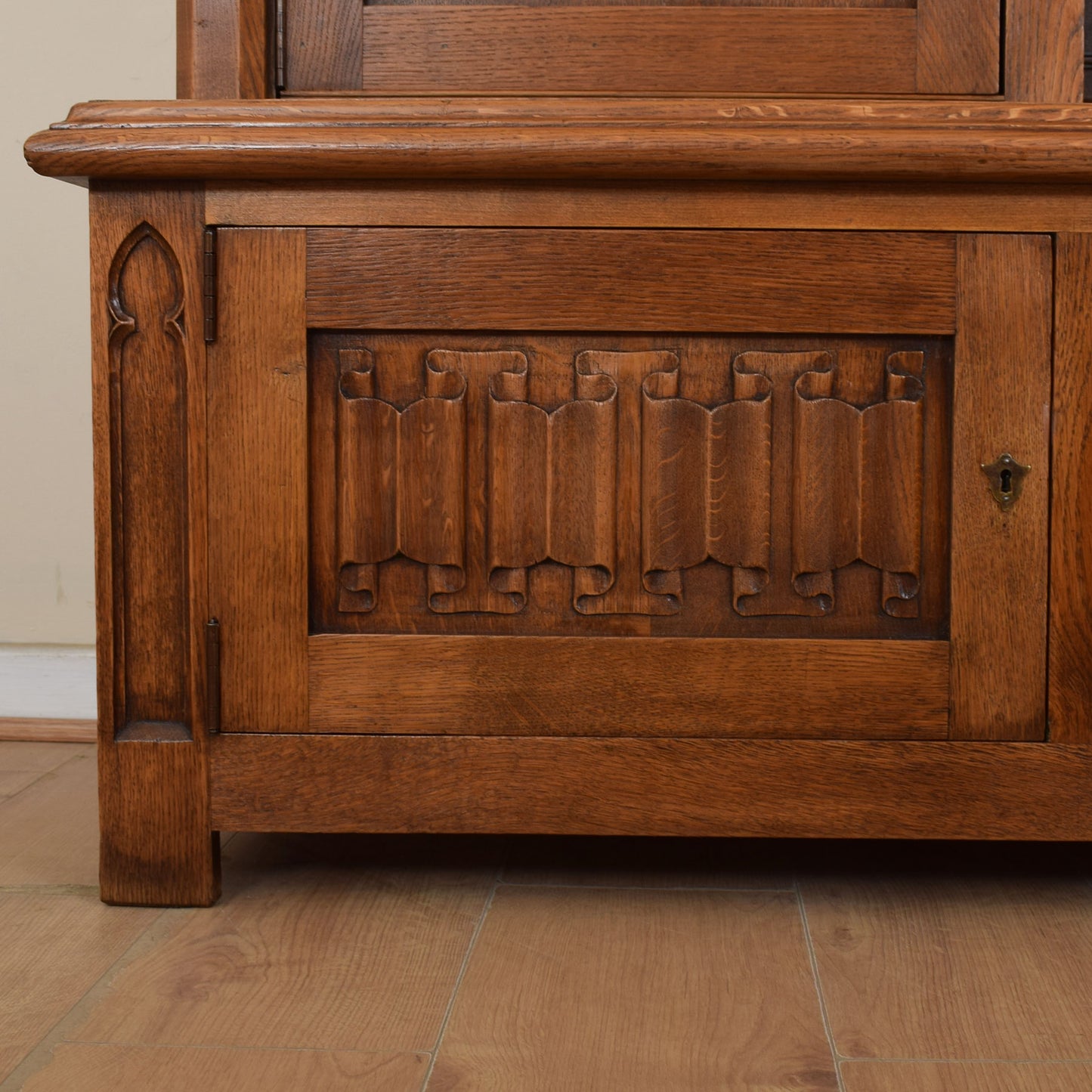 Large Carved Oak Dresser