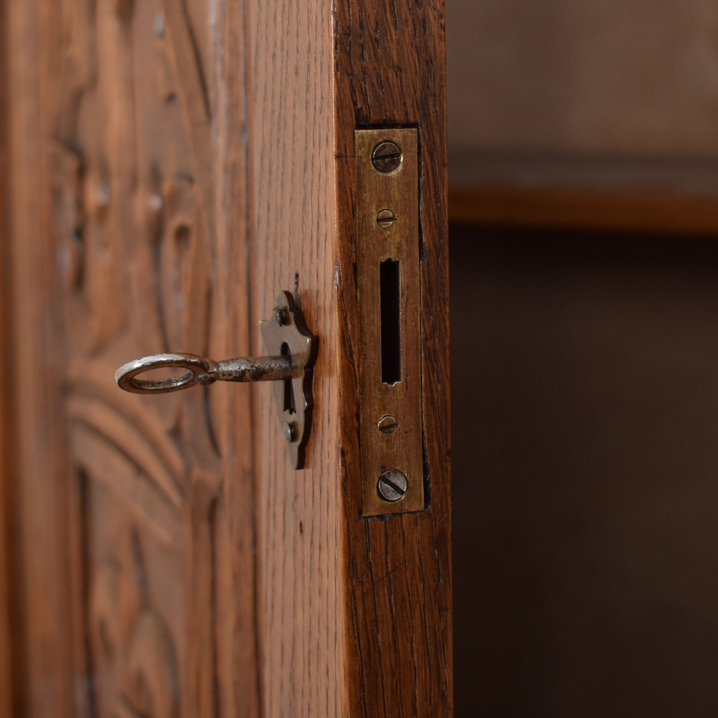 Large Carved Oak Dresser