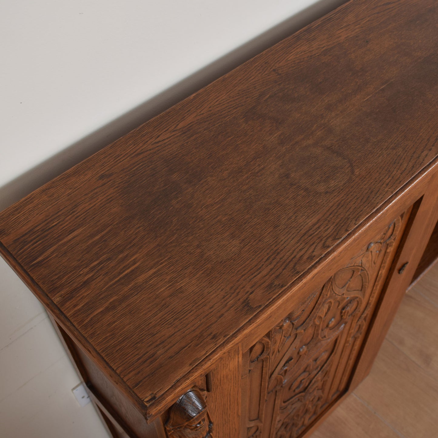 Large Carved Oak Dresser