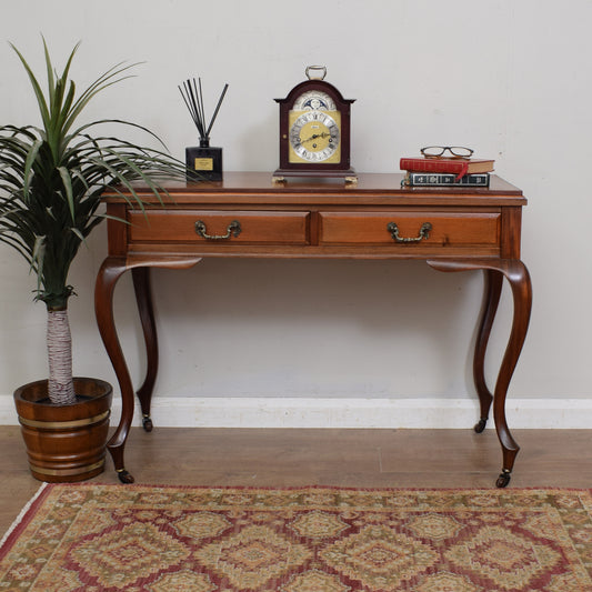 Mahogany Console Table