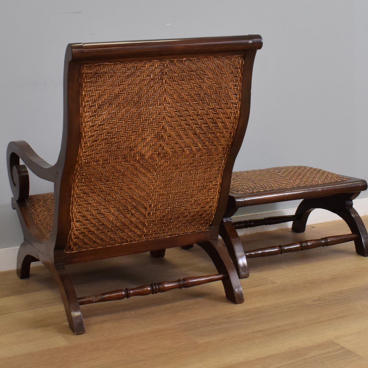 Plantation Chair and Footstool