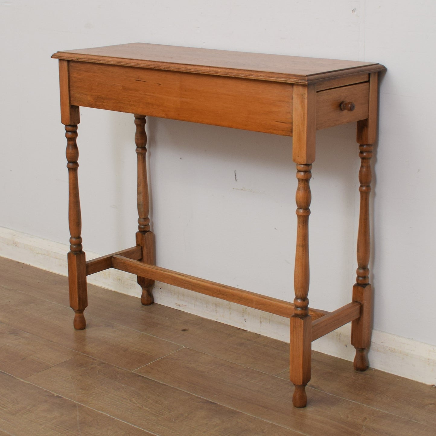 Restored Oak Console Table