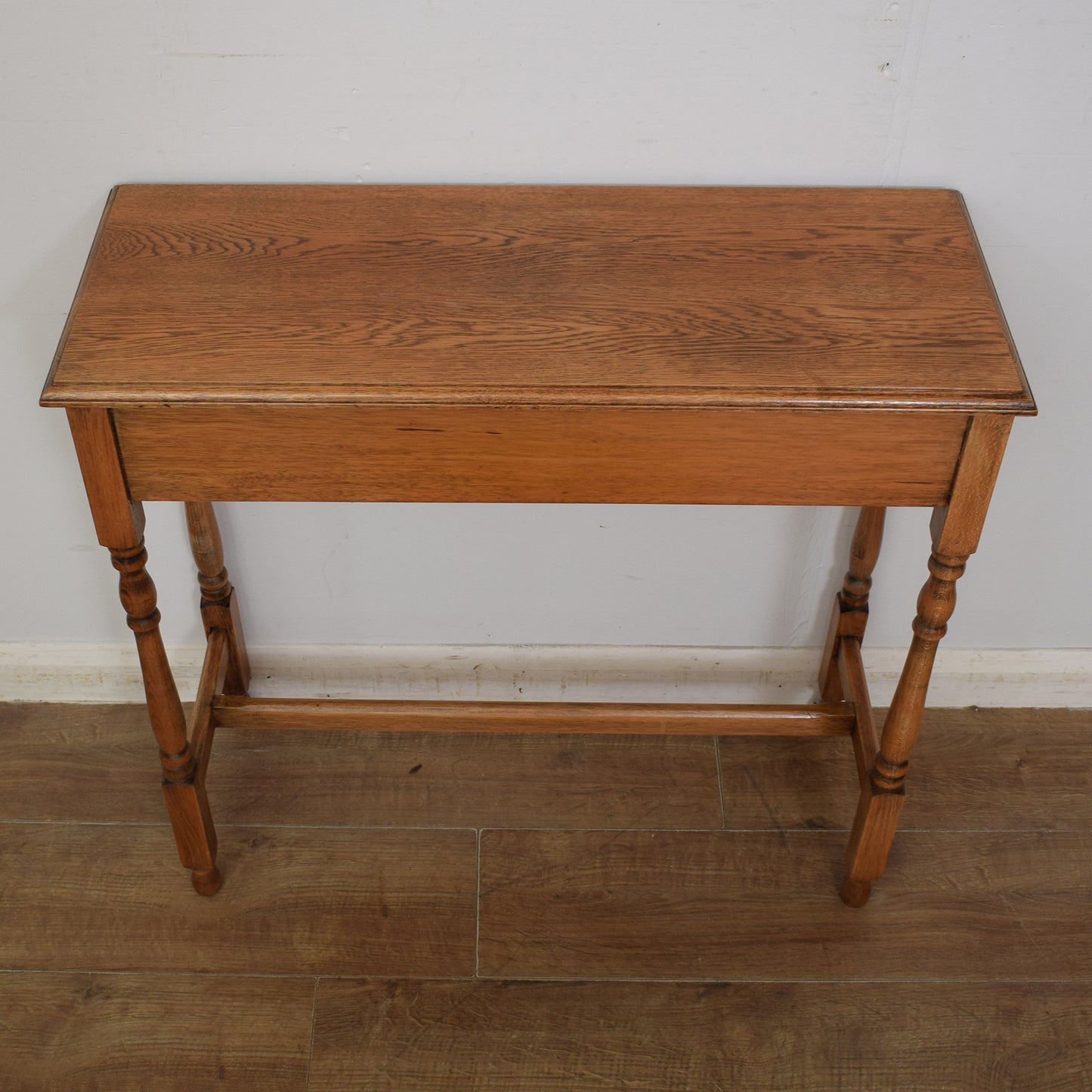 Restored Oak Console Table
