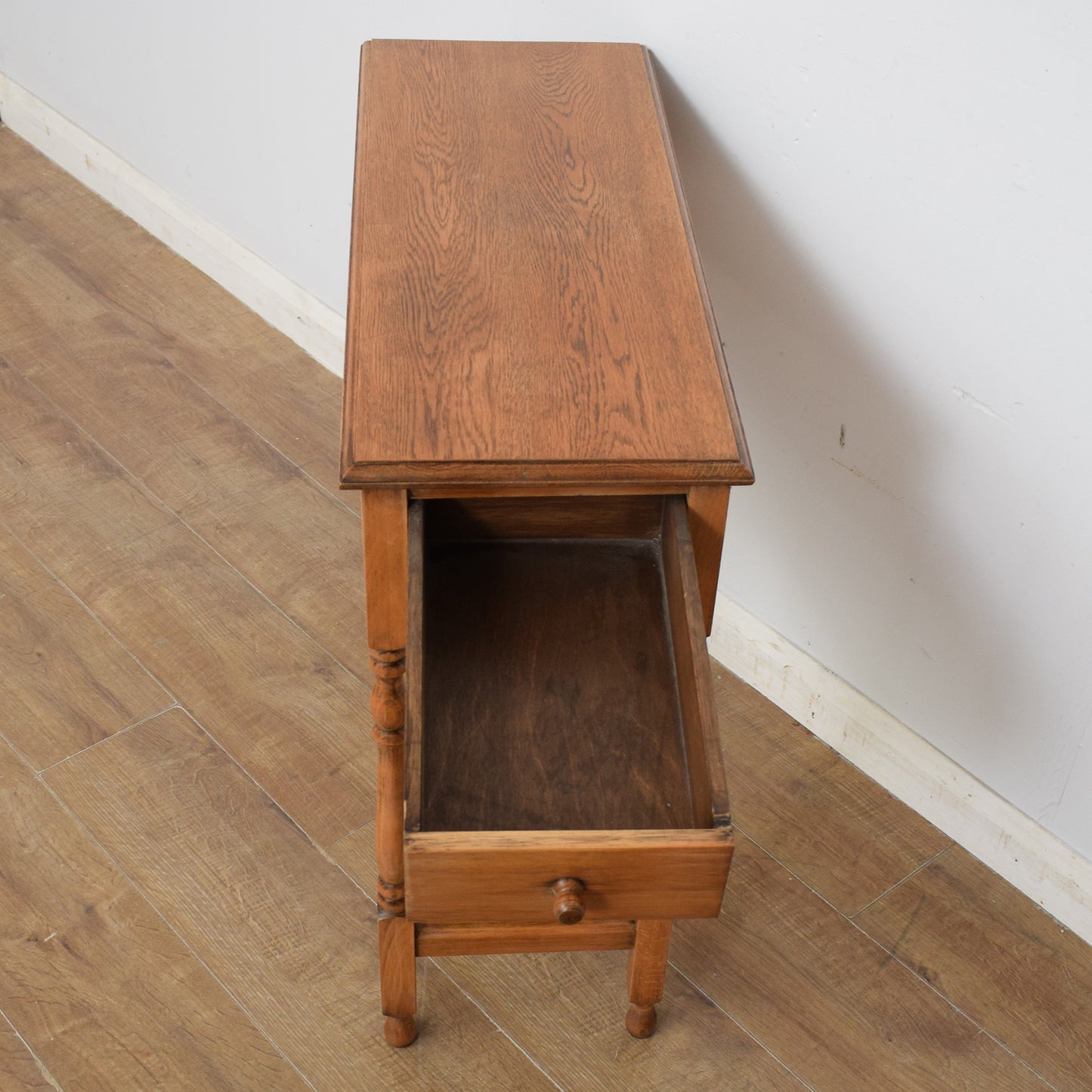 Restored Oak Console Table