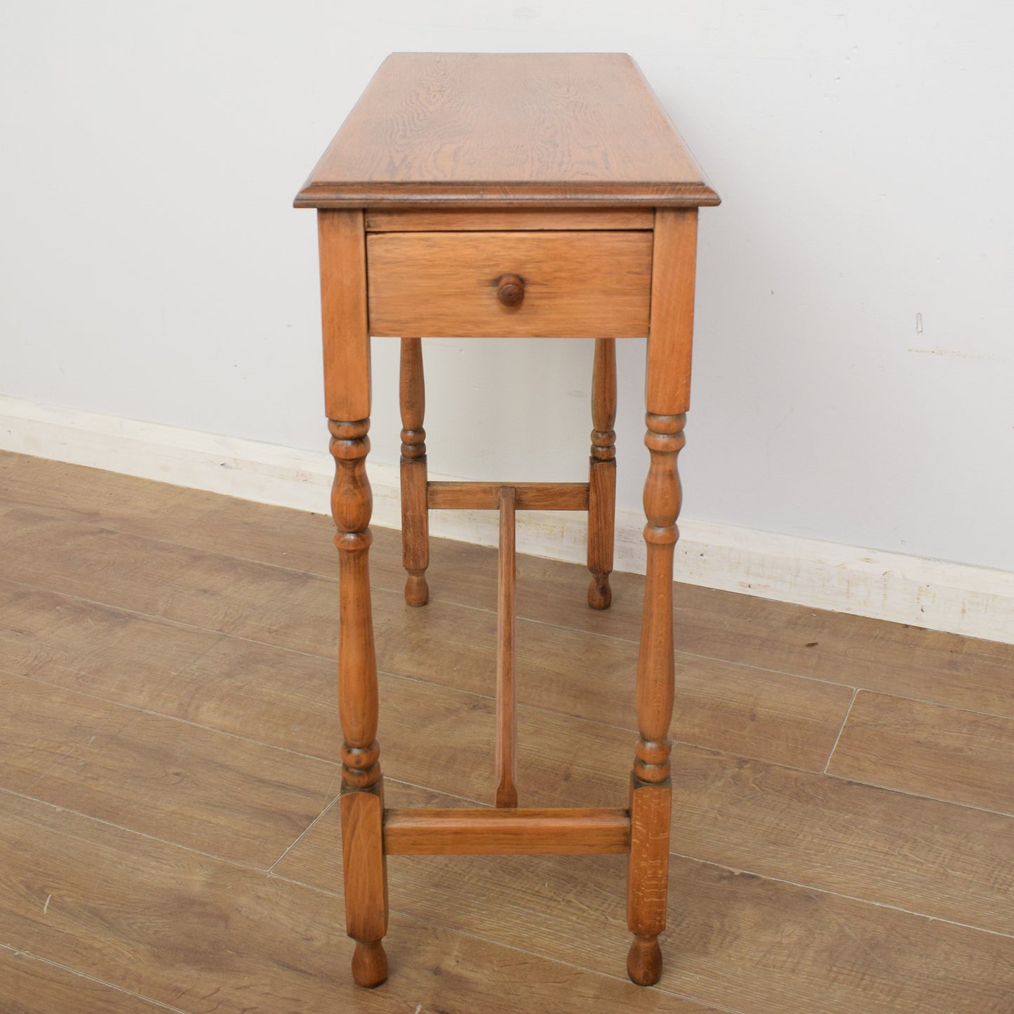 Restored Oak Console Table