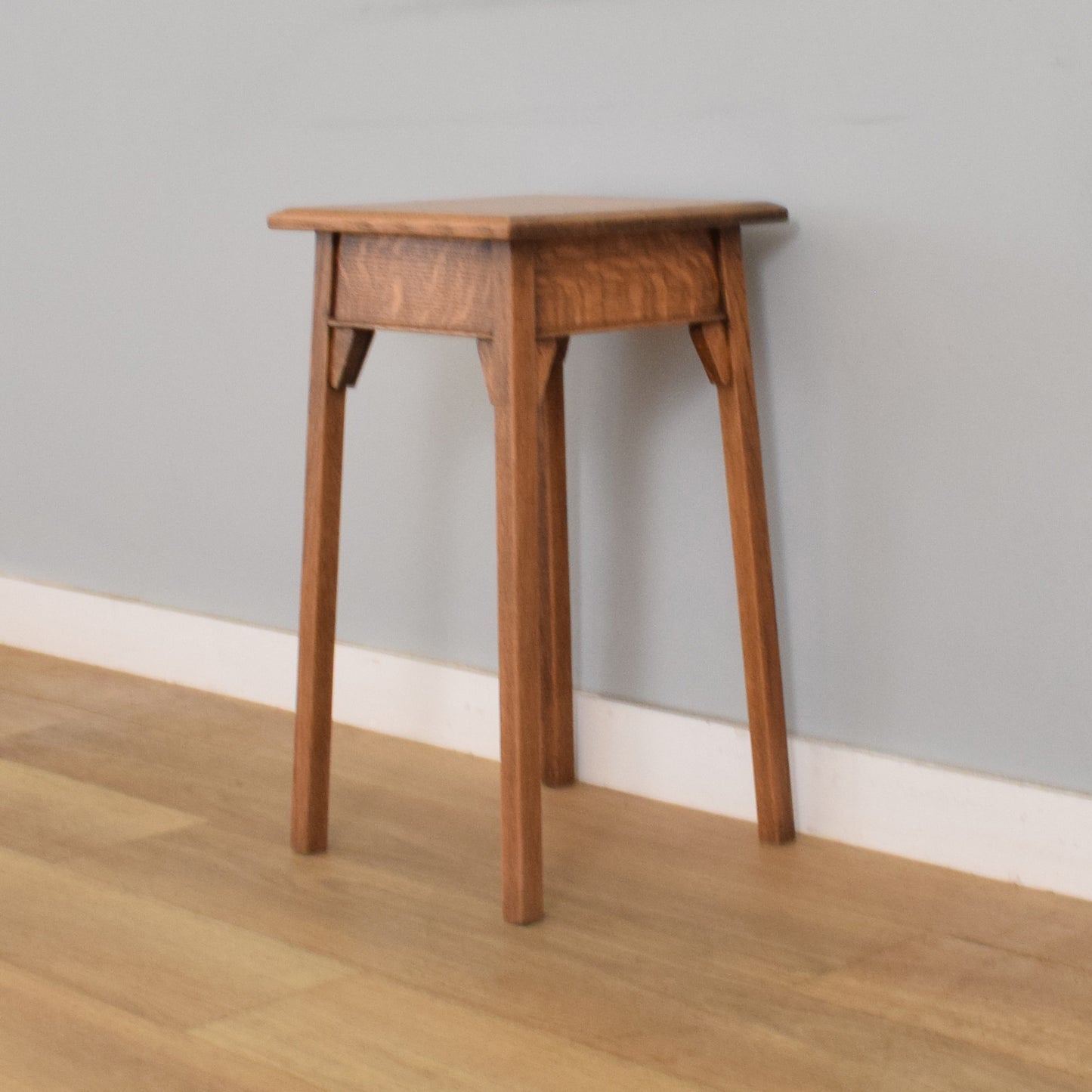 Restored Oak Lamp Table