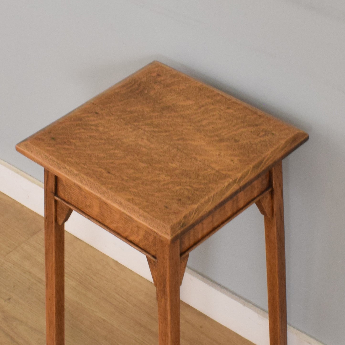 Restored Oak Lamp Table