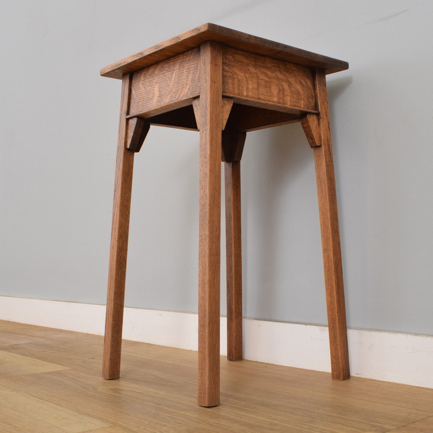 Restored Oak Lamp Table