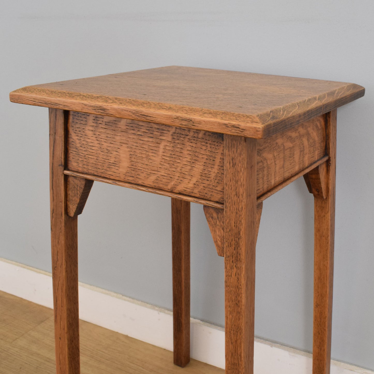 Restored Oak Lamp Table