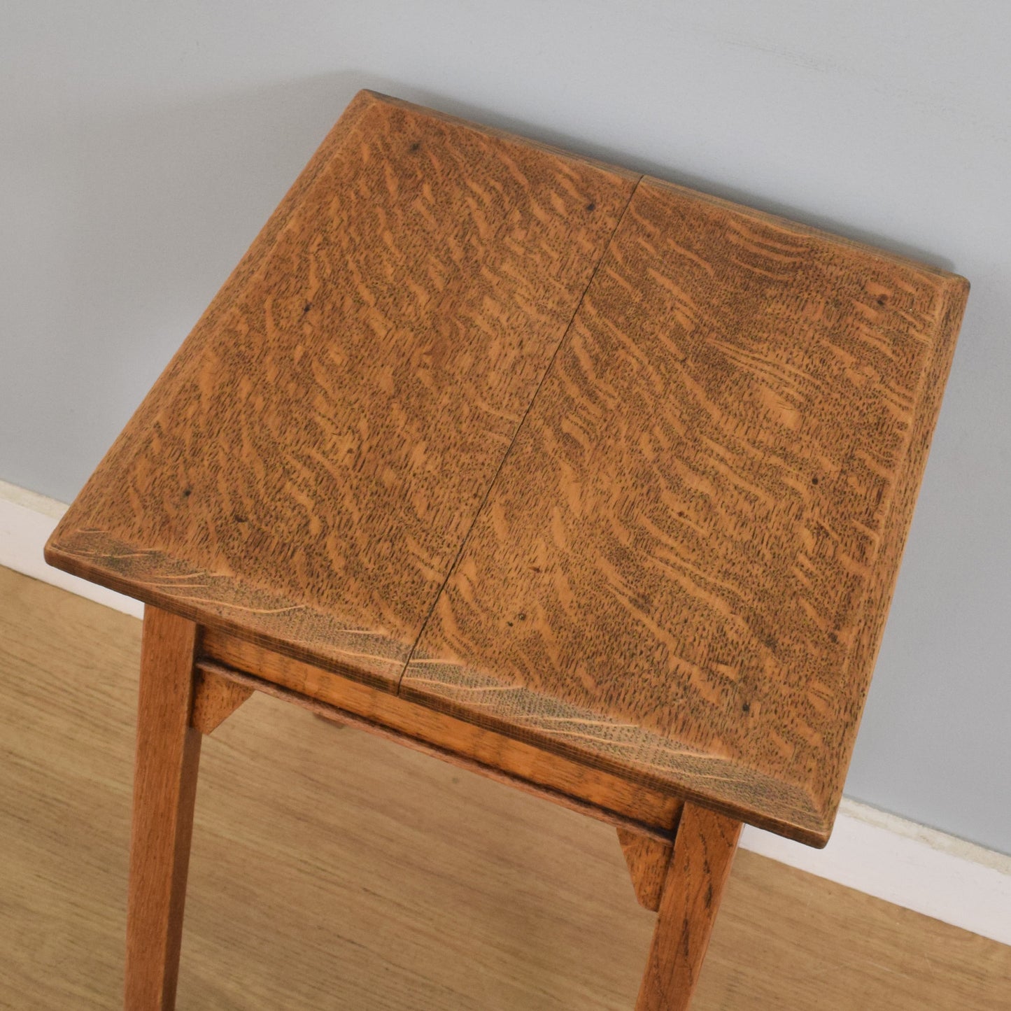 Restored Oak Lamp Table