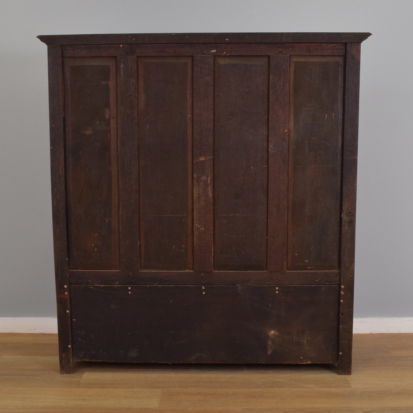 Carved Oak Settle Bench