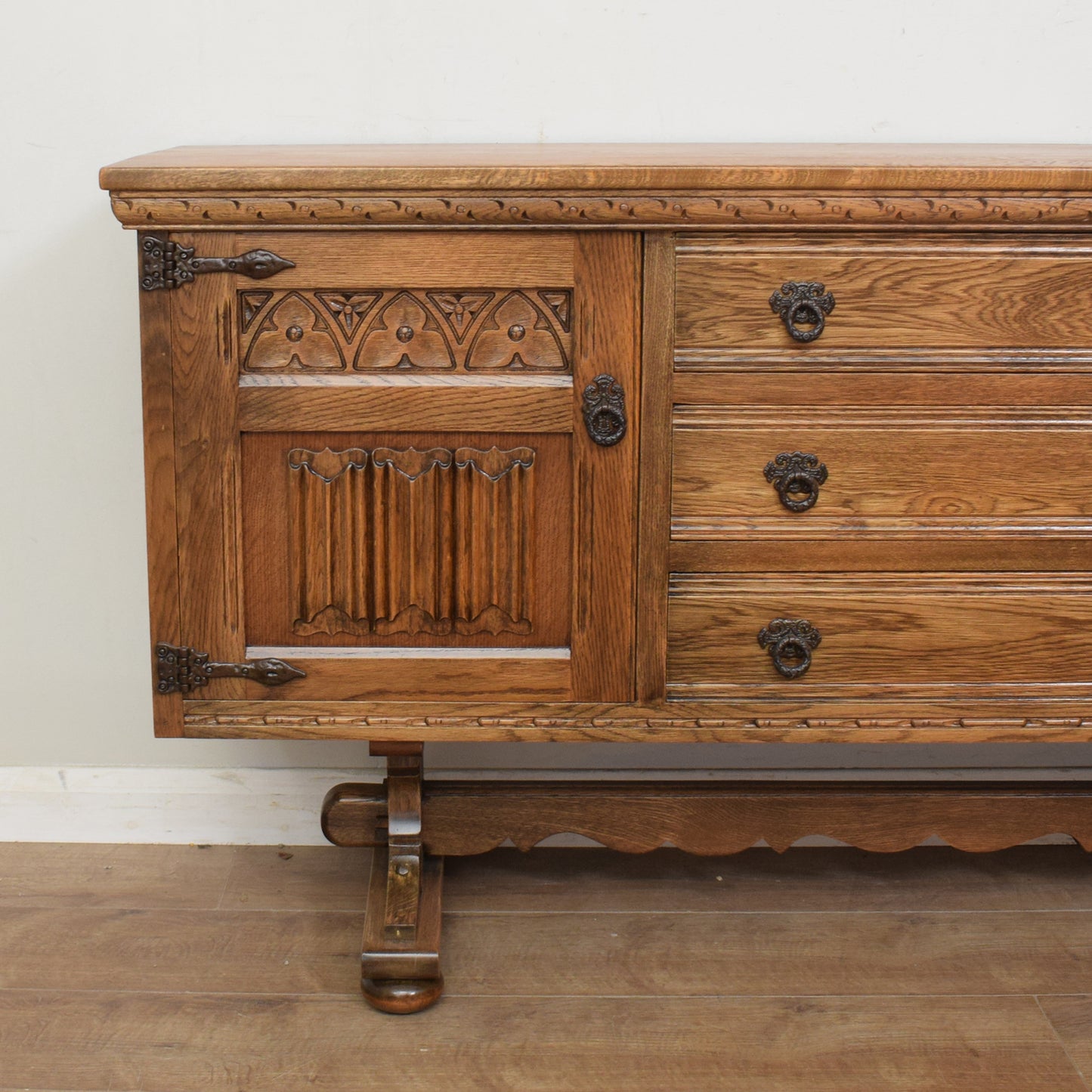 Restored Oak Sideboard