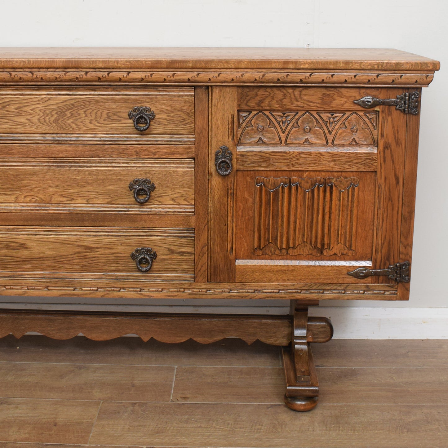 Restored Oak Sideboard