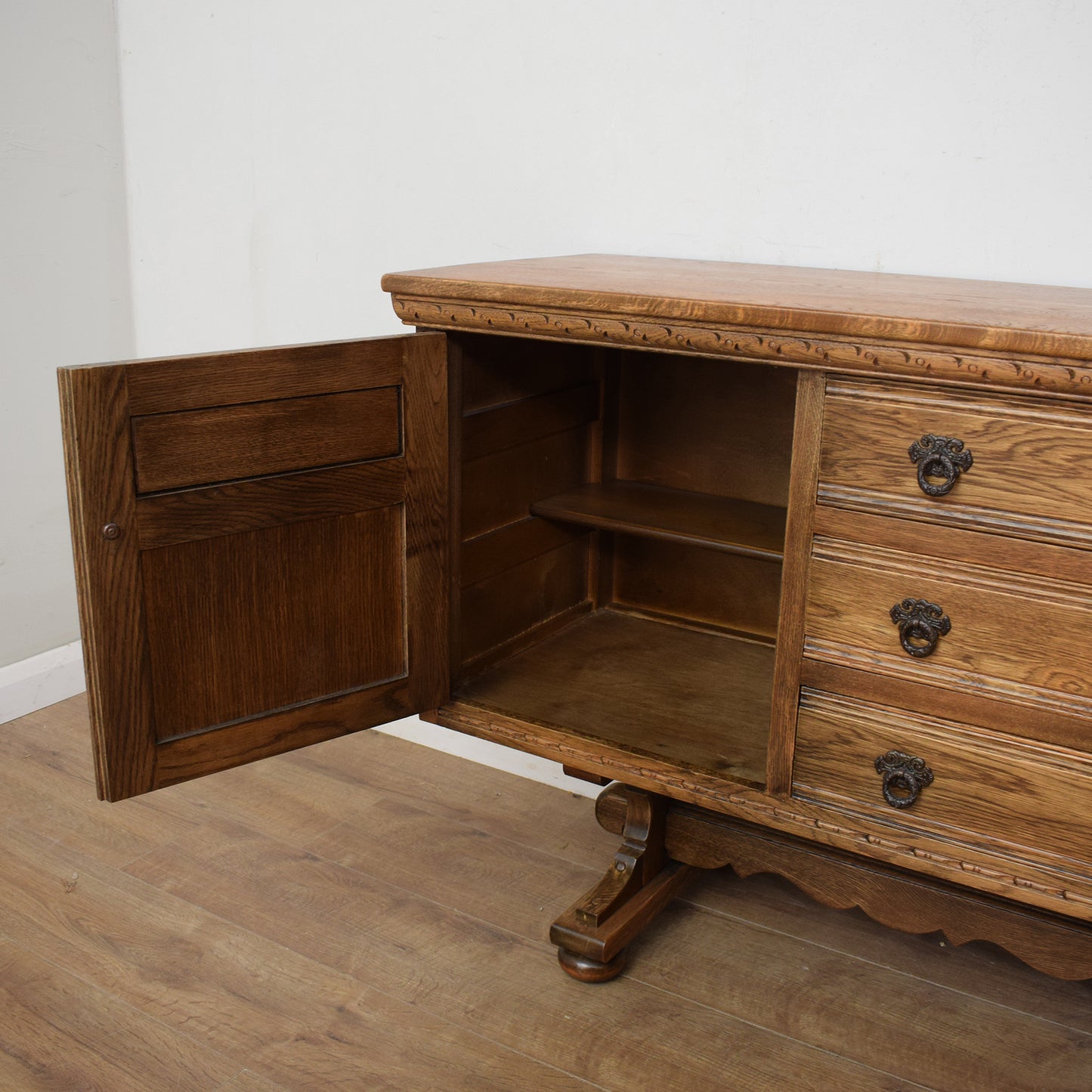 Restored Oak Sideboard