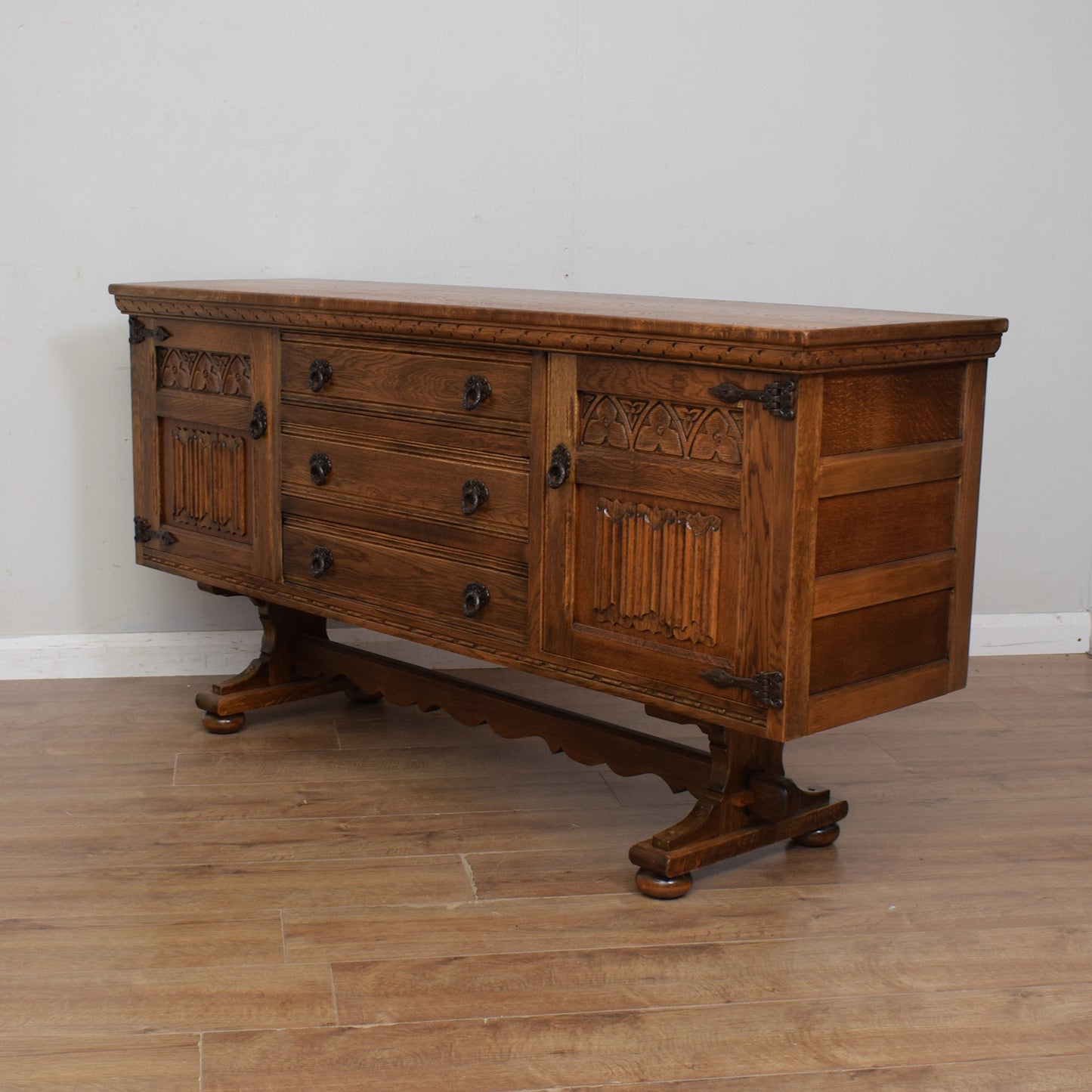 Restored Oak Sideboard