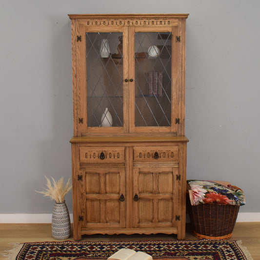 Restored Oak Display Dresser