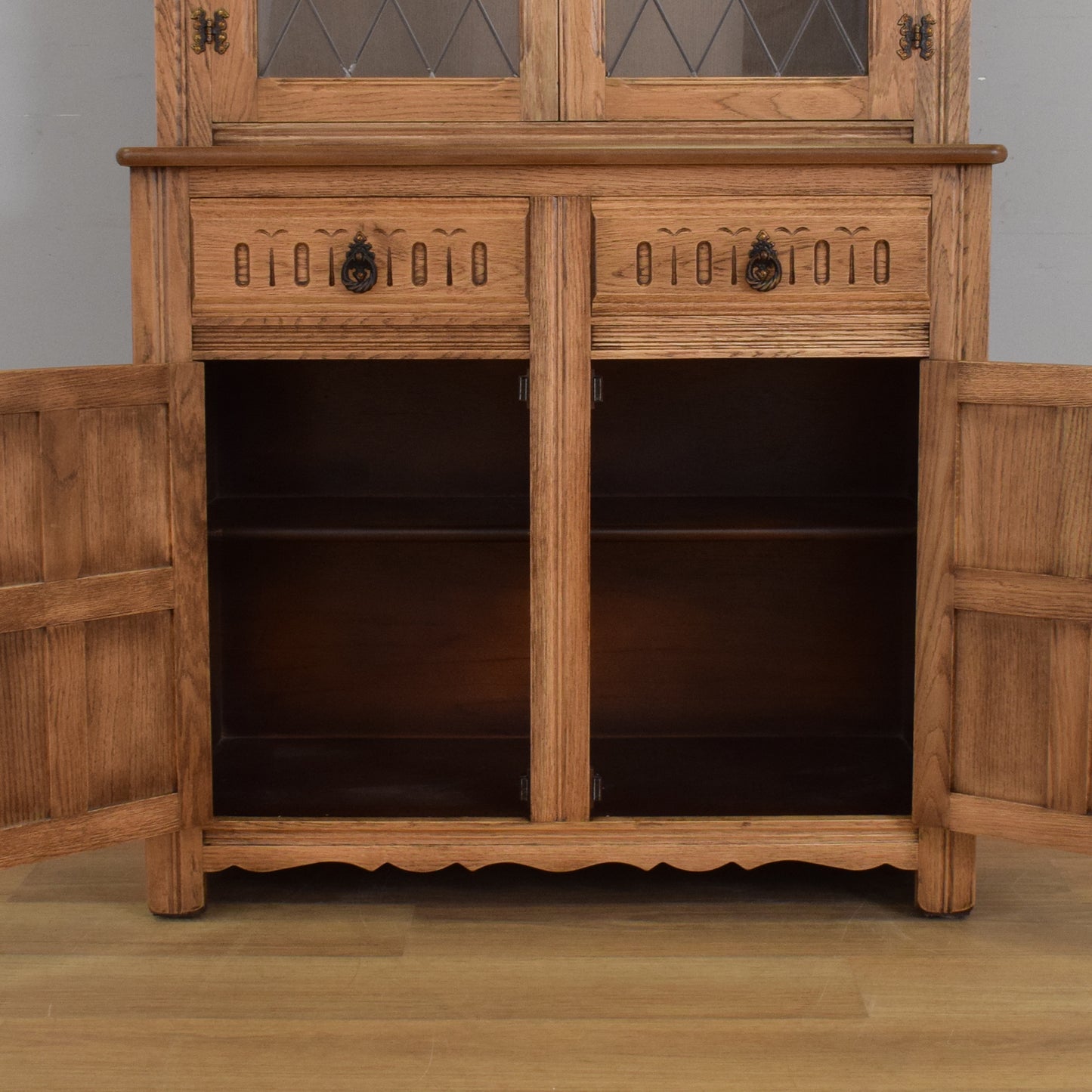 Restored Oak Display Dresser
