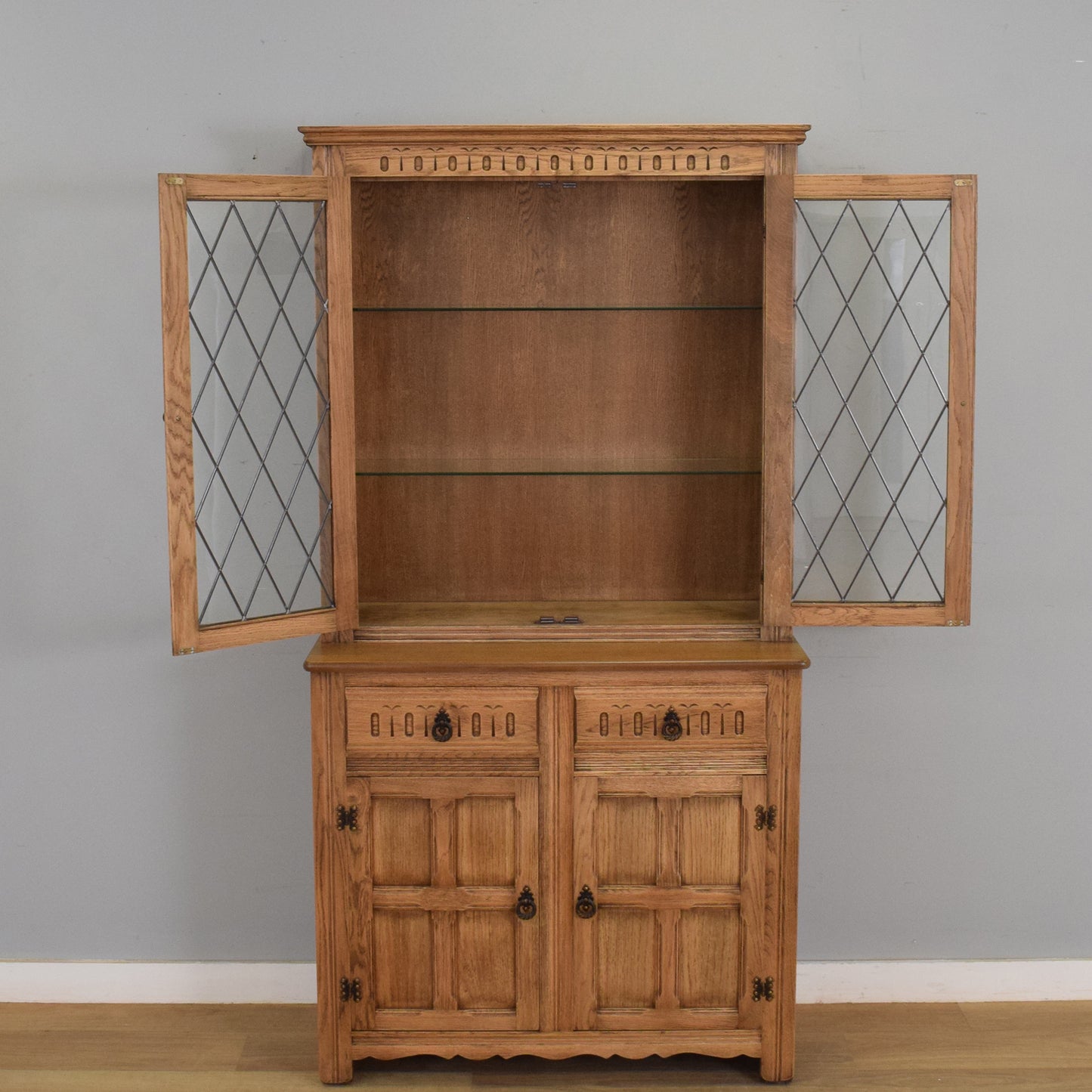 Restored Oak Display Dresser