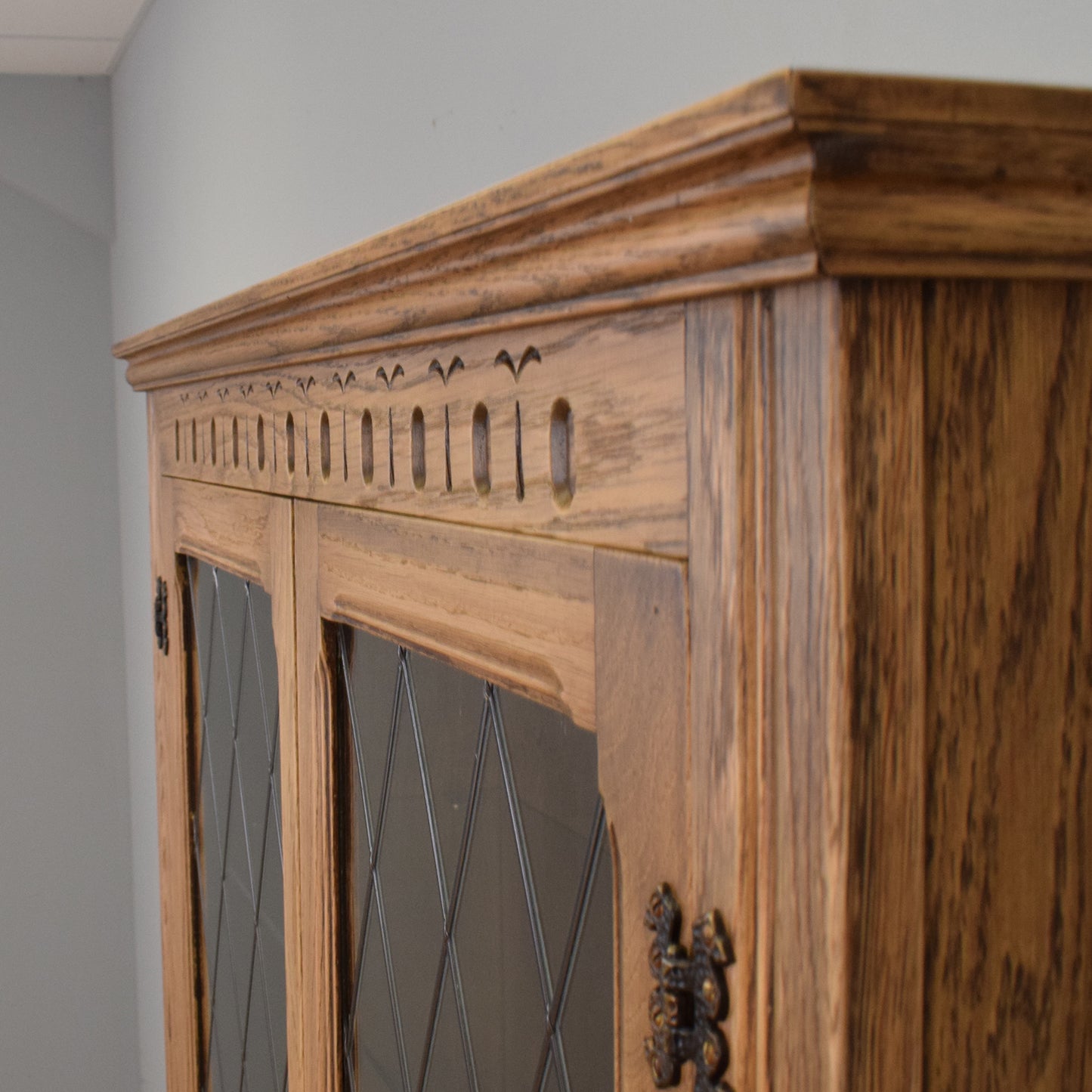 Restored Oak Display Dresser
