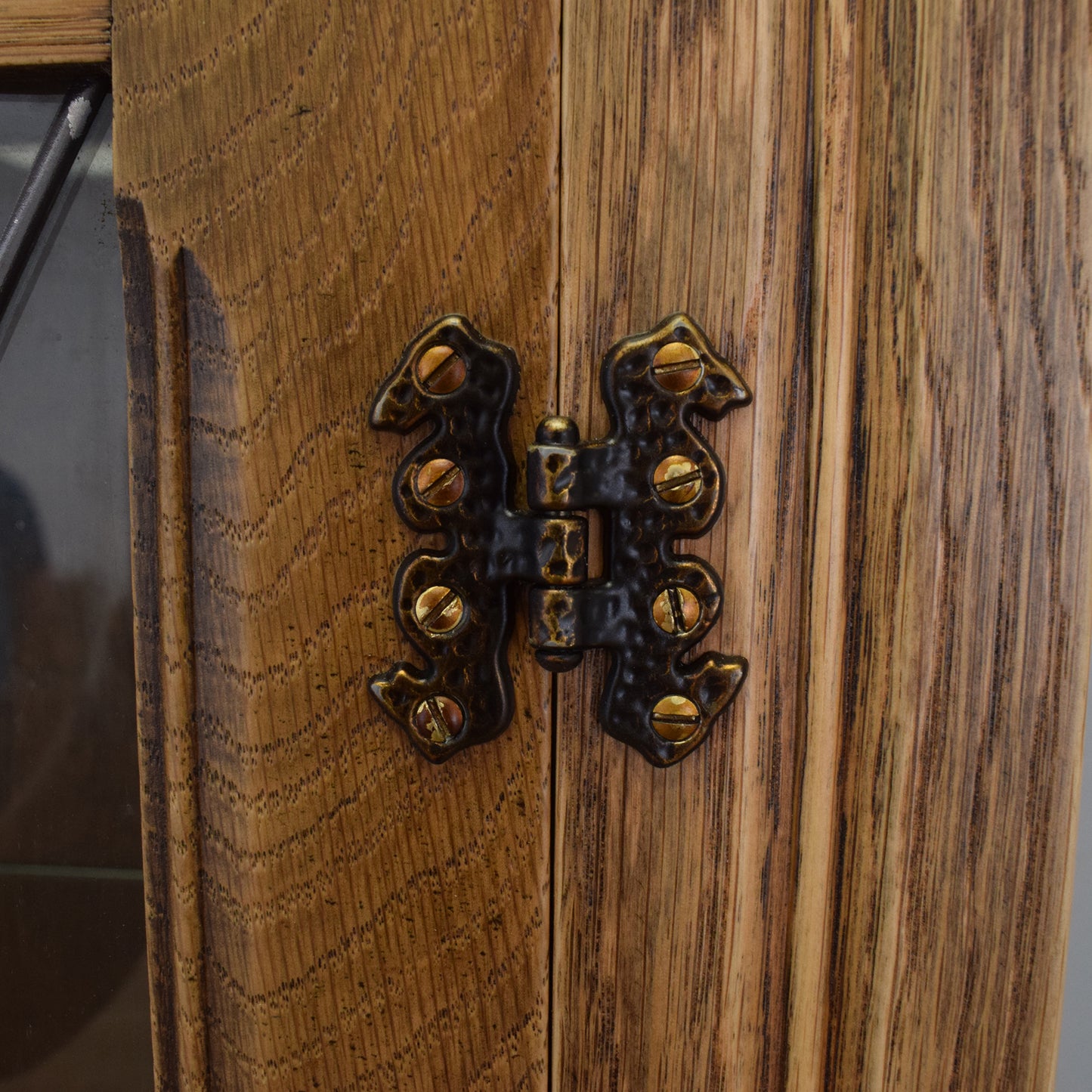 Restored Oak Display Dresser