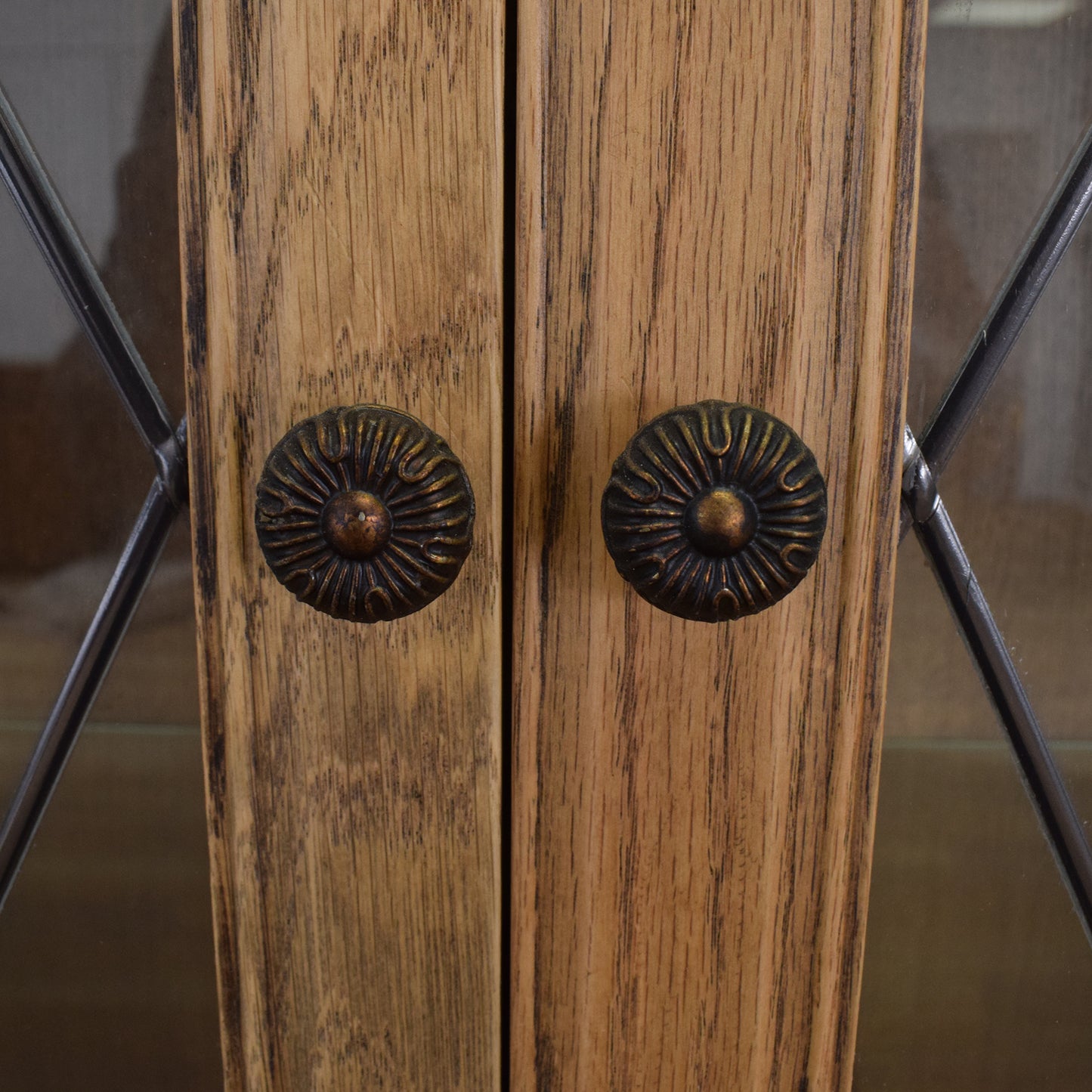 Restored Oak Display Dresser
