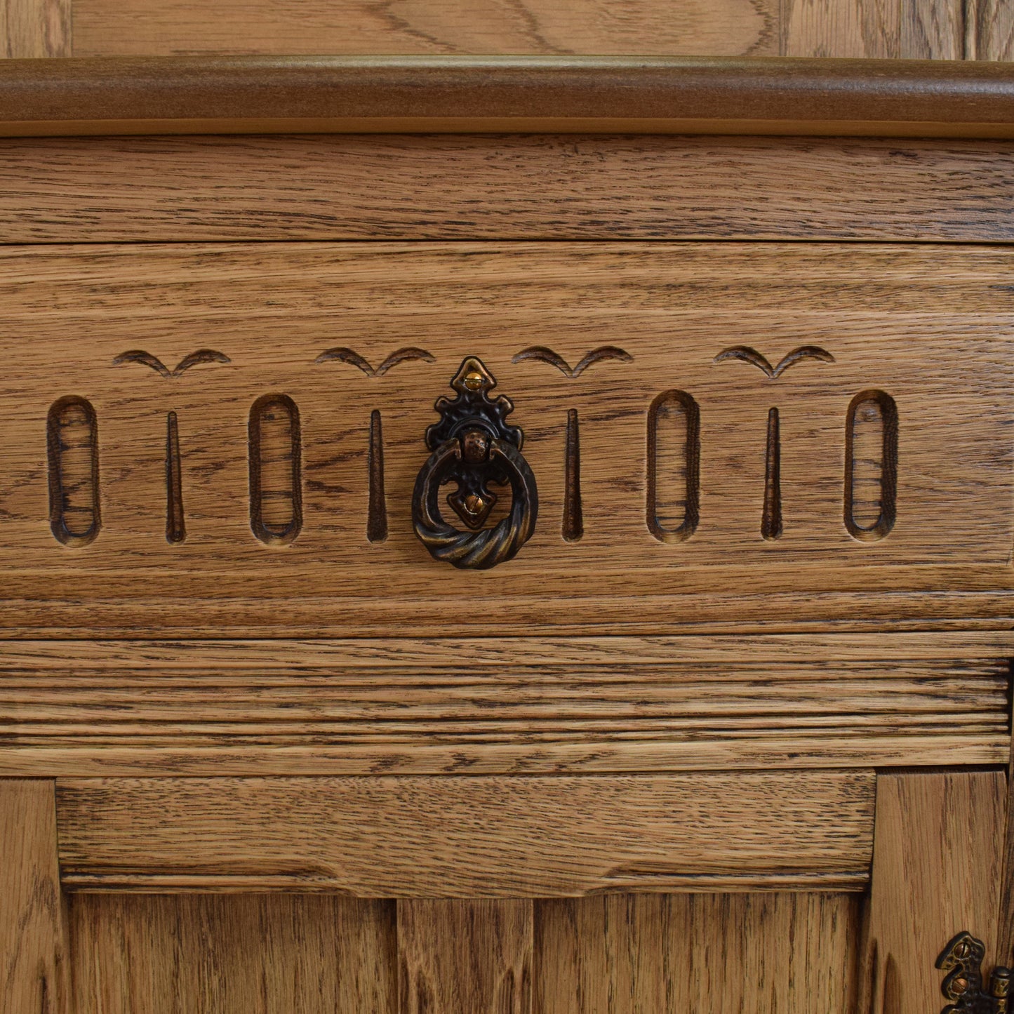 Restored Oak Display Dresser