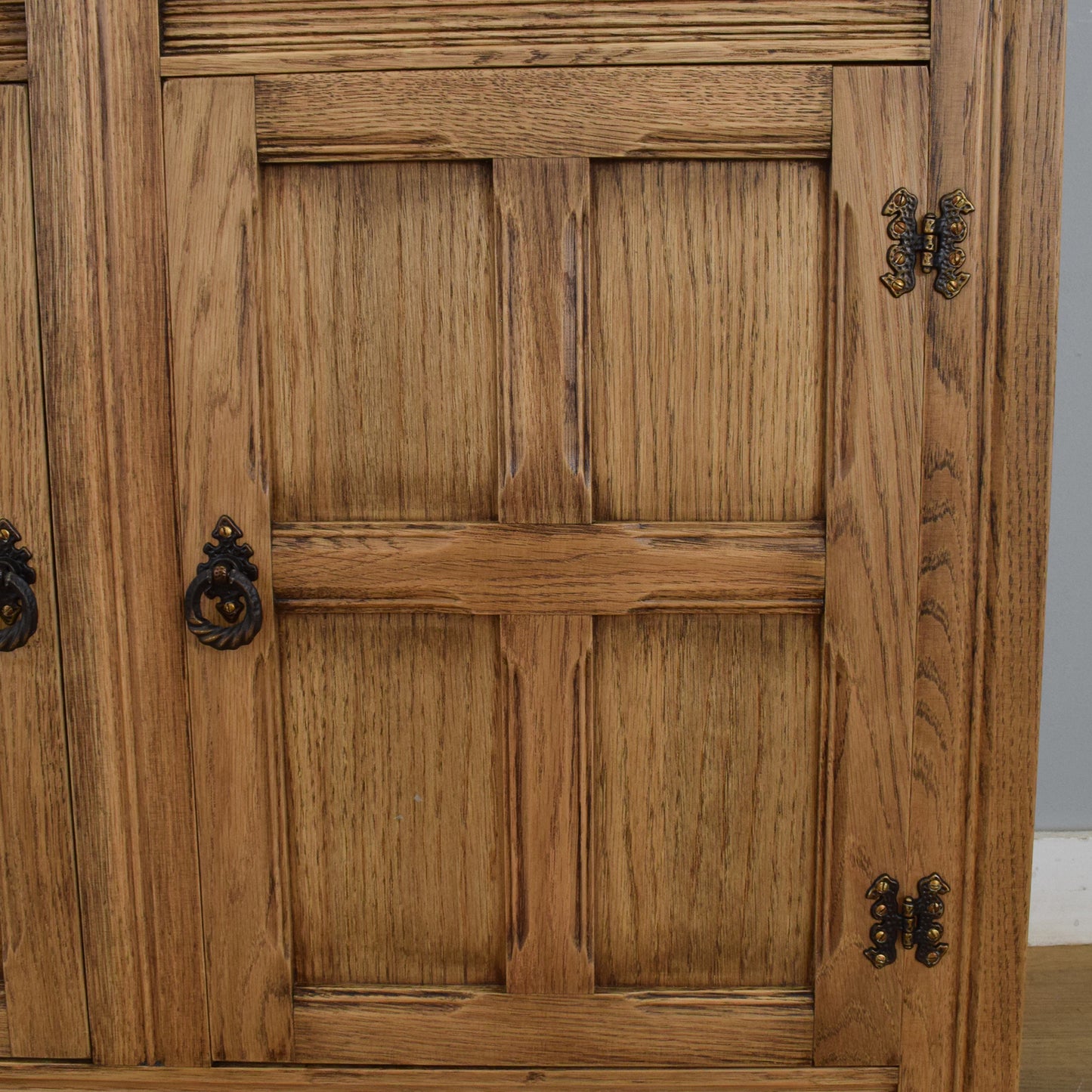 Restored Oak Display Dresser
