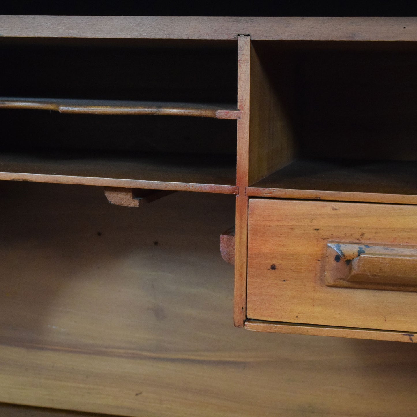 Restored Oak Roll-Top Desk