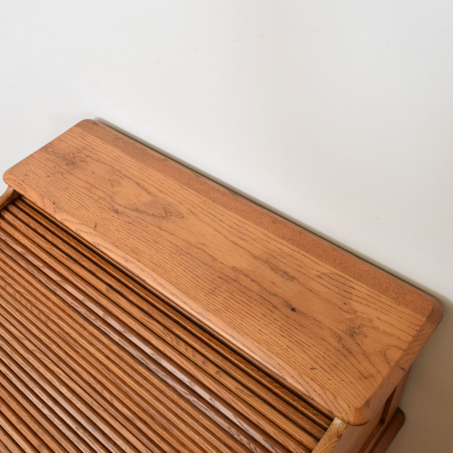 Restored Oak Roll-Top Desk