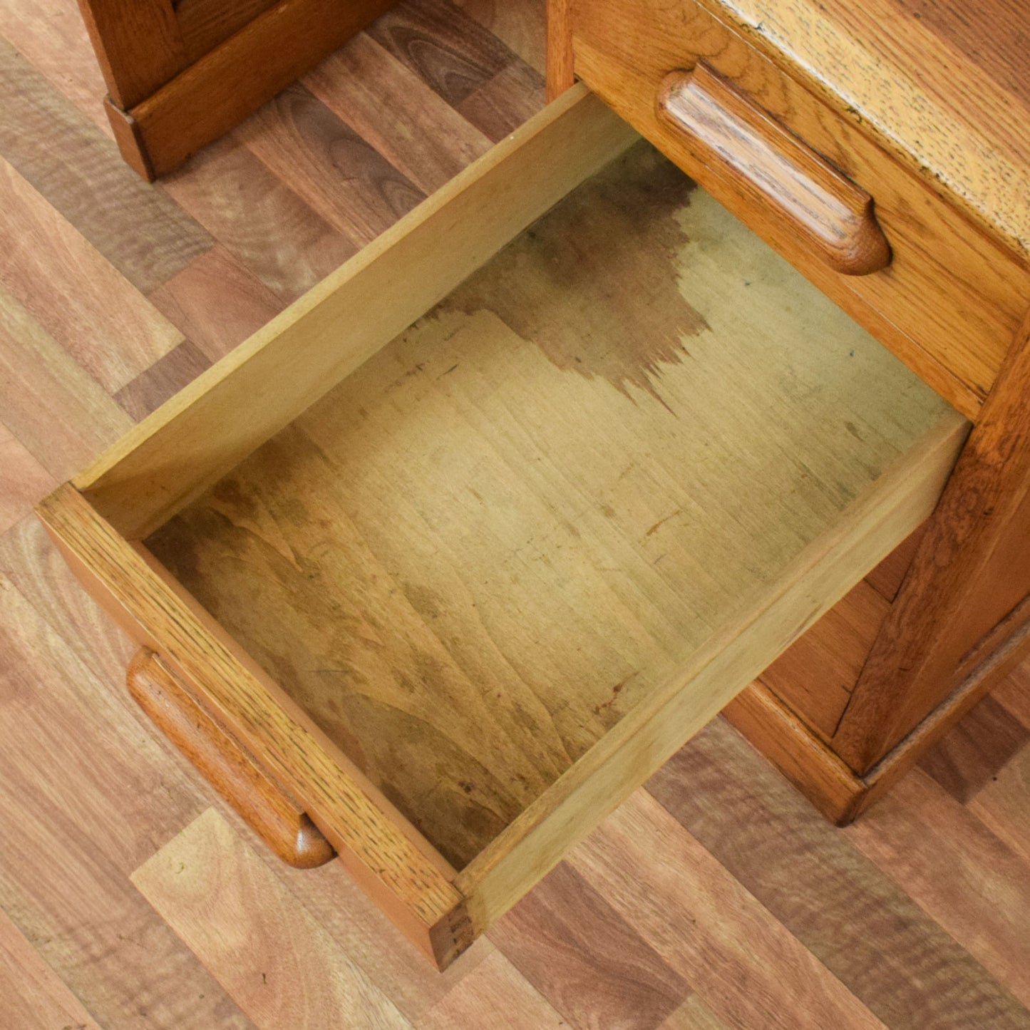 Restored Oak Roll-Top Desk