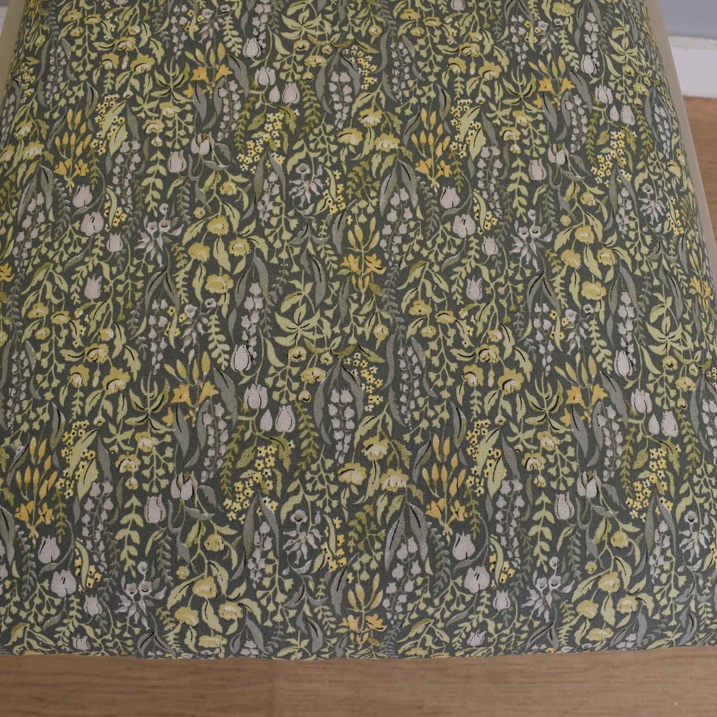 Painted Oak Table and Two Chairs