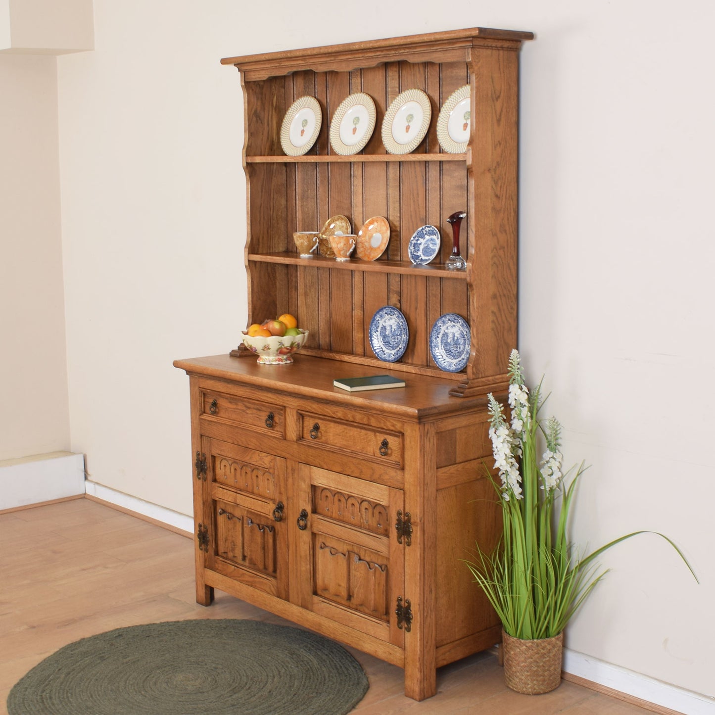 Vintage Oak Welsh Dresser