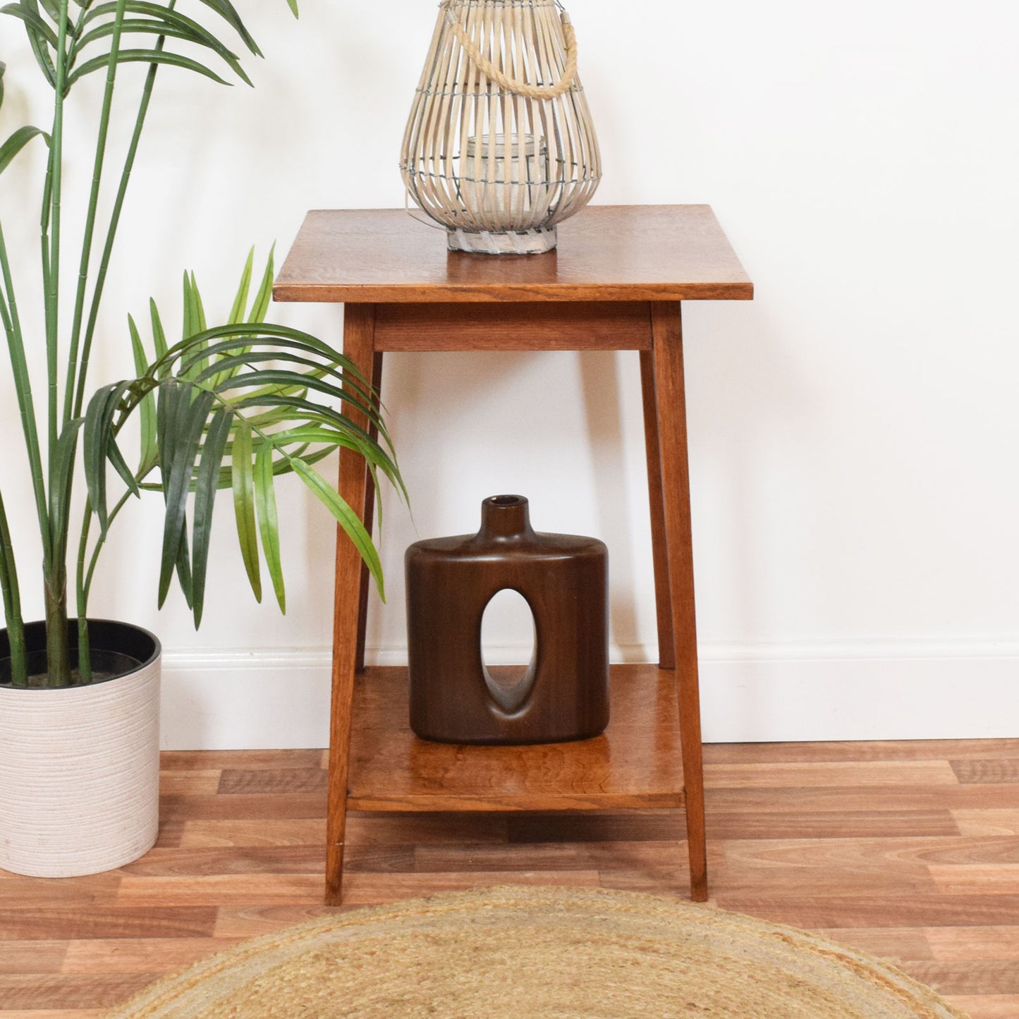 Restored Oak Side Table