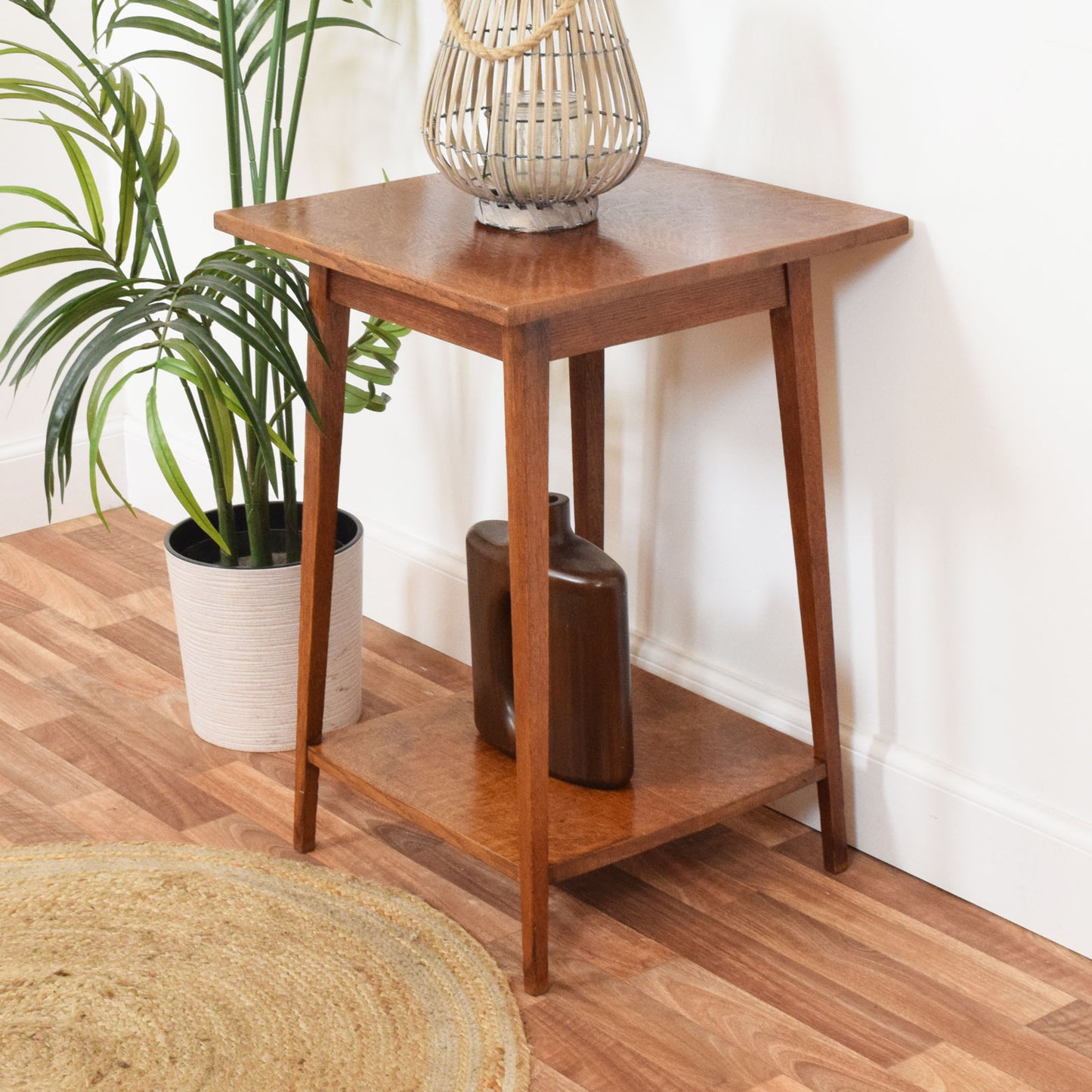 Restored Oak Side Table