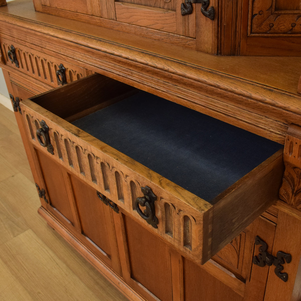 Carved Old Charm Court Cabinet