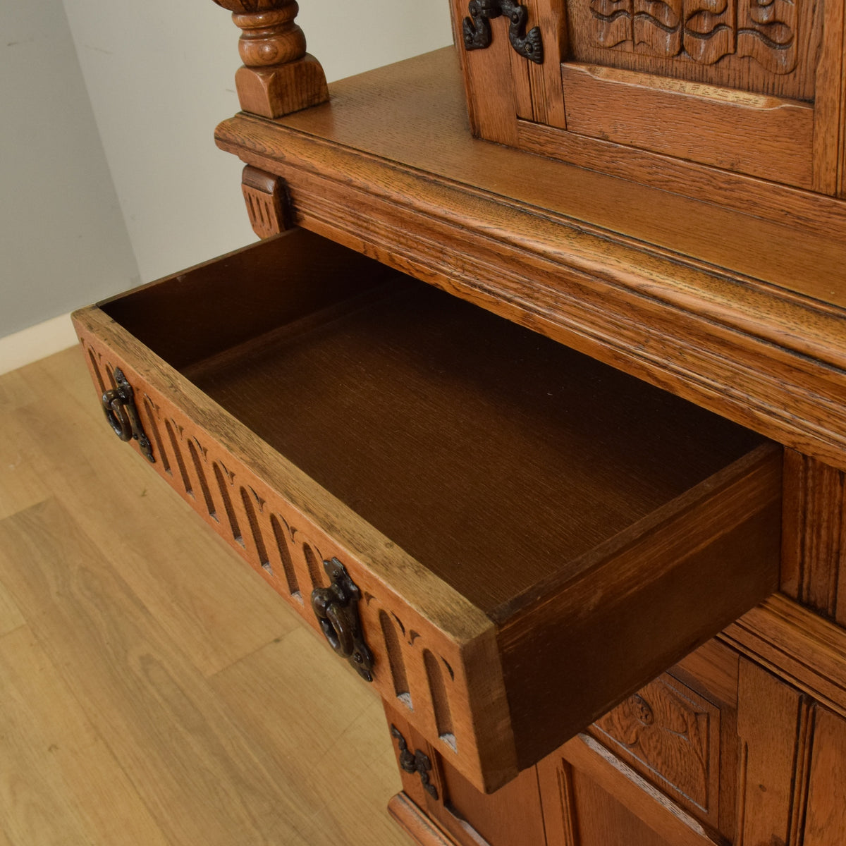 Carved Old Charm Court Cabinet