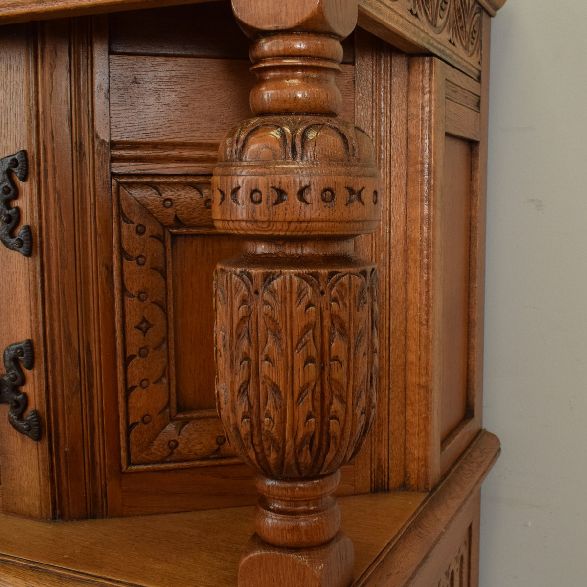 Carved Old Charm Court Cabinet